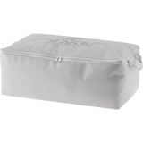 Madame Coco Çiçek Desen Baskılı Hurç - Gri - 74x46x46 cm - 1 Adet
