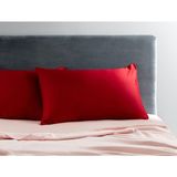 Madame Coco Ciel %100 Pamuk Saten 2'li Yastık Kılıfı - Kırmızı - 50 x 70 cm
