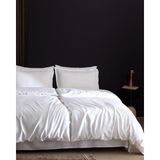 Madame Coco Clarette Family Size Bambu Saten Nevresim Takımı - Beyaz - 160 x 220 cm