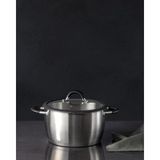 Madame Coco Colin Derin Tencere - Çelik - 24 cm