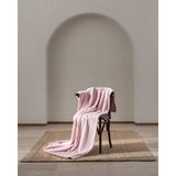 Madame Coco Corbeau Welsoft Düz Tv Battaniye - Pudra - 130 x 170 cm