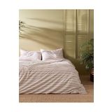 Madame Coco Darvell King Size Pamuklu Baskılı Nevresim Takımı, Bej, 240 x 220