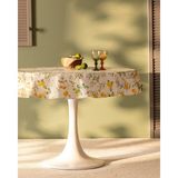 Madame Coco Debora Pvc Masa Örtüsü - 140 cm - Sarı