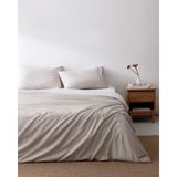 Madame Coco Delrico Çift Kişilik Baskılı Nevresim Takımı - 200 x 220 cm - Bej