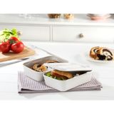 Madame Coco Diurne Dikdörtgen Beslenme Kutusu Saklama Kabı 1ksakl039313x17,5x9,5 Cm-soft Ekru Çok Renkli