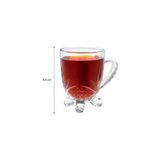 Madame Coco Dublin 4'lü Çay Fincanı Seti - Şeffaf - 210 ml