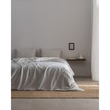 Madame Coco Eleonore Çift Kişilik Pamuklu Baskılı Çarşaflı Nevresim Takımı - Mint Yeşili - 200 x 220 cm