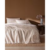 Madame Coco Exorde Tek Kişilik Ranforce Baskılı Nevresim Takımı - Bej - 160 x 220 cm