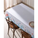 Madame Coco Fauve Polycotton Masa Örtüsü - Açık Mavi/Turuncu - 150x200 cm - Açık Mavi - Turuncu - 150 x 200 cm
