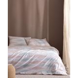 Madame Coco Faye King Size%100 Pamuk Ranforce Baskılı Nevresim Takımı, Bej, 240 x 220
