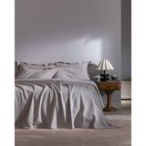Madame Coco Feolette Çift Kişilik Yatak Örtüsü - Gri - 230 x 240 cm