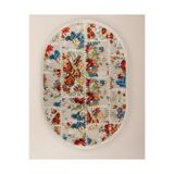 Madame Coco Flavigny Oval Halı - Koyu Bej/Kahverengi - 160x230 cm