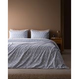 Madame Coco Garon Çift Kişilik %100 Pamuk Ranforce Baskılı Nevresim Takımı - Mavi - 200 x 220 cm