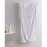 Madame Coco Grenat Pamuklu Banyo Havlusu - Beyaz/lacivert - 70x140 Cm 8684427297575 Çok Renkli