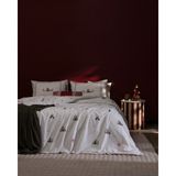 Madame Coco Isabelle Çift Kişilik %100 Pamuk Ranforce Baskılı Nevresim Takımı - Bej - 200 x 220 cm
