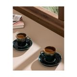 Madame Coco Kalre Polish 6 Kişilik 12 Parça Kahve Fincan Seti - Yeşil - 90 ml