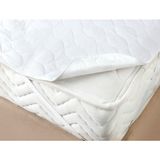 Madame Coco Kapitoneli Çift Kişilik Yatak Alezi 160 x 220 cm Beyaz Sıvı Geçirmez Polyester