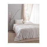 Madame Coco King Size%100 Pamuk Nakışlı Nevresim Takımı, Ekru, 220 x 240