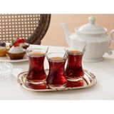 Madame Coco Lavem 6 Parçalı Şeffaf Çay Bardağı Seti - 155 ml'lik Kahve ve Çay Servis Seti