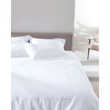 Madame Coco Lilas Çift Kişilik Nakışlı Saten Çarşaflı Nevresim Takımı - Açık Gri - 200 x 220 cm