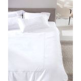 Madame Coco Lilas King Size Nakışlı Saten Çarşaflı Nevresim Takımı - Açık Gri - 240 x 220 cm