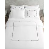 Madame Coco Lilas King Size Nakışlı Saten Nevresim Takımı