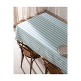 Madame Coco Louve Polycotton Masa Örtüsü - Mint/Beyaz - 150X250 Cm
