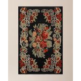 Madame Coco Lubien Halı - 80x150 Cm - Siyah Siyah