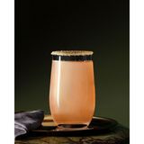 Madame Coco Lucinda Optikli 4'lü Kristal Meşrubat Bardağı Seti - - Şeffaf - 380 ml