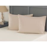 Madame Coco Manon %100 Pamuk Yastık Kılıfı Seti - Taş - 50 x 70 cm
