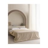 Madame Coco Manon King Size %100 Pamuk Ranforce Düz Nevresim - Bej