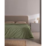 Madame Coco Manon King Size %100 Pamuk Ranforce Düz Nevresim - Haki