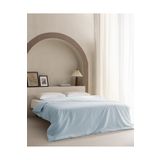 Madame Coco Manon King Size %100 Pamuk Ranforce Düz Nevresim - Mavi