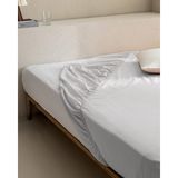 Madame Coco Manon King Size %100 Pamuk Ranforce Lastikli Çarşaf - Gri - 180X200CM