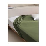 Madame Coco Manon King Size %100 Pamuk Ranforce Lastikli Çarşaf - Haki