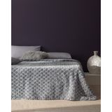 Madame Coco Marguerita Post Yatak Örtüsü - Gri - 250 x 260 cm