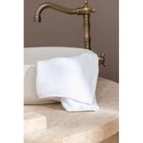 Madame Coco Martha 2'li (TENCEL™) Pamuklu El Havlusu - Beyaz - 30x45 cm