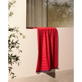 Madame Coco Mathis %100 Pamuk Plaj Havlusu - Kırmızı - 70x150 cm - 70 x 150 cm