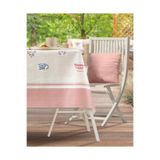 Madame Coco Mavel Pvc Masa Örtüsü - Bej - 140x140 cm