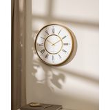 Madame Coco Modern Tasarımlı Gold Plastik Duvar Saati 41,5 cm Estetik Şıklık - Altın - 42 cm