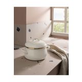 Madame Coco Montferry Tencere - Beyaz - 16 cm