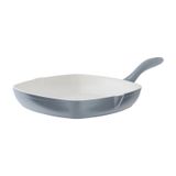 Madame Coco Nano Seramik Izgara Tava - Gri/beyaz - 28 Cm Çok Renkli