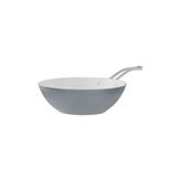 Madame Coco Nano Seramik Wok Tava - Gri/Beyaz - 28 cm