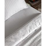 Madame Coco Nicole Çift Kişilik %100 Pamuk Armürlü Çarşaflı Nevresim Takımı - Açık Gri - 200 x 220 cm