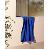 Madame Coco Noe %100 Pamuk Plaj Havlusu - Mavi - 70x150 cm - 70 x 150 cm