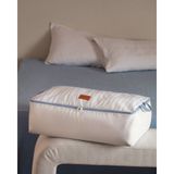 Madame Coco Nuage Baza Altı Hurç 64x45x22 cm Beyaz Açık Mavi Polipropilen Malzeme ile Pratik Saklama - 1 Adet - 64x45x22cm - Beyaz - Açık Mavi
