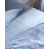 Madame Coco Odette Family Size %100 Pamuk Ranforce Baskılı Çarşaflı Nevresim Takımı - Koyu Mavi - 160 x 220 cm