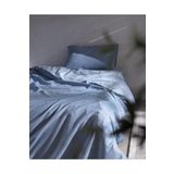 Madame Coco Odette Family Size%100 Pamuk Ranforce Baskılı Nevresim Takımı, Koyu Mavi, 160 x 220