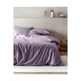Madame Coco Odette Mor Çift Kişilik Ranforce Baskılı 200x220 cm Nevresim Takımı