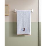 Madame Coco Ollie %100 Pamuk Yüz Havlusu - Açık Gri - 50X70 cm - 50 x 70 cm